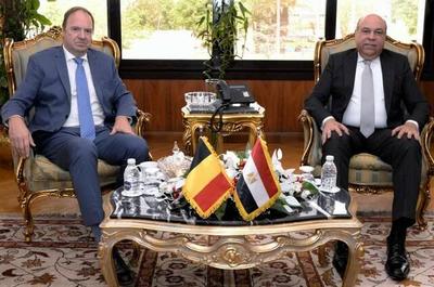 مصر وبلجيكا تبحثان زيادة الرحلات الجوية والشحن بين البلدين مصر وبلجيكا تبحثان زيادة الرحلات الجوية والشحن بين البلدين